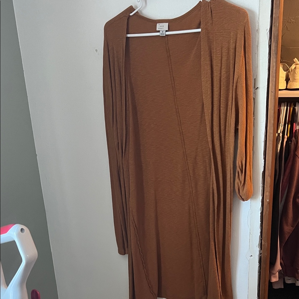 a new day Rust Long Sleeve Dress